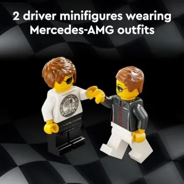 LEGO Speed Champions Mercedes-AMG G 63 & SL 63 F1 Toy Car Set