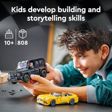 LEGO Speed Champions Mercedes-AMG G 63 & SL 63 F1 Toy Car Set