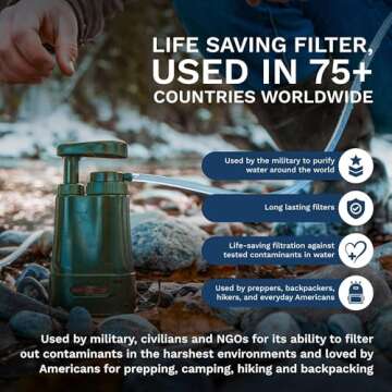 Survivor Filter PRO Compact Water Filtration System