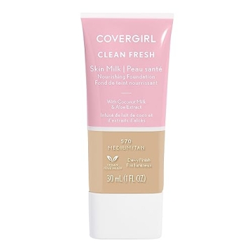 COVERGIRL Clean Fresh Skin Milk Foundation - Vegan Lightweight Hydration