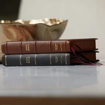 KJV Holy Bible Giant Print Cross References Goatskin Leather