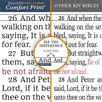 KJV Holy Bible Giant Print Cross References Goatskin Leather