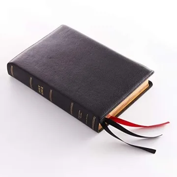 KJV Holy Bible Giant Print Cross References Goatskin Leather