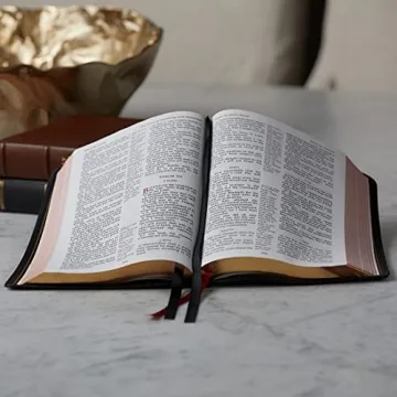 KJV Holy Bible Giant Print Cross References Goatskin Leather