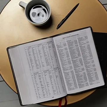 KJV Holy Bible Giant Print Cross References Goatskin Leather