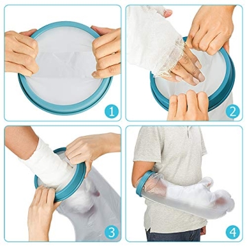 DOACT Waterproof Arm Cast Cover - Durable, Reusable Protection