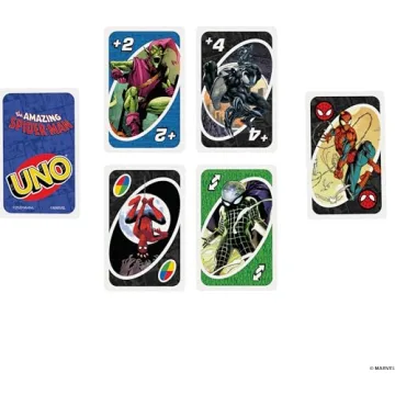 UNO The Amazing Spider-Man Card Game for Family Fun