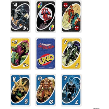 UNO The Amazing Spider-Man Card Game for Family Fun