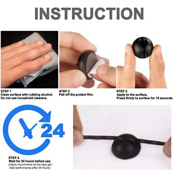AEDILYS Cable Clips for Ultimate Wire Management