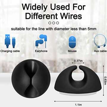 AEDILYS Cable Clips for Ultimate Wire Management