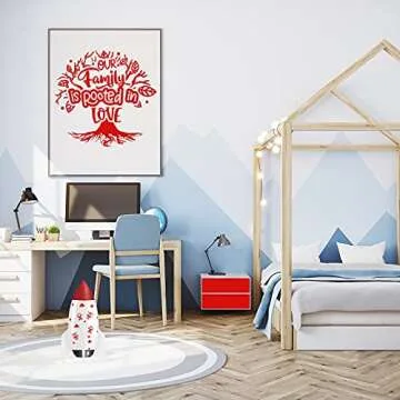 TECKWRAP 001 Vinyl Matte Adhesive Vinyl for Craft Decal Projects 1ft x 5ft, Matte Pure Red