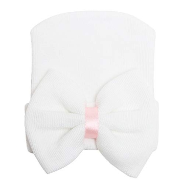 Cute Zando Newborn Hospital Hats with Big Bow for Gift