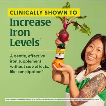MegaFood Blood Builder - Iron Supplement Clinically Shown to Increase Iron Levels without Side Effects - Iron Supplement for Women with Vitamin C, Vitamin B12 and Folic Acid - Vegan - 90 Tabs