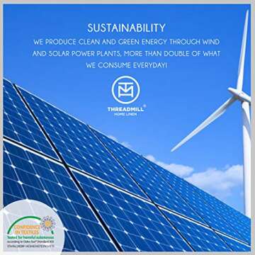 Threadmill 100% Cotton Sheets for King Size Bed | 4 Pc King Bed Sheets Set | Soft, Breathable Lightweight Solid Sateen for All-Season Use | Snug Fit Elastic Deep Pocket King Sheets | White