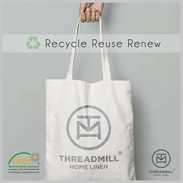 Threadmill 100% Cotton Sheets for King Size Bed | 4 Pc King Bed Sheets Set | Soft, Breathable Lightweight Solid Sateen for All-Season Use | Snug Fit Elastic Deep Pocket King Sheets | White