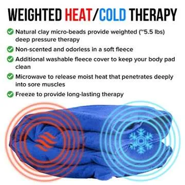 ComfortCloud XL Microwavable Heating Pad for Pain Relief