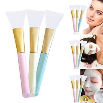 Gracefulvara Silicone Face Mask Brush - Perfect for Skincare Application