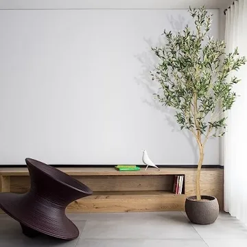 8ft Realistic Artificial Olive Tree for Home Decor