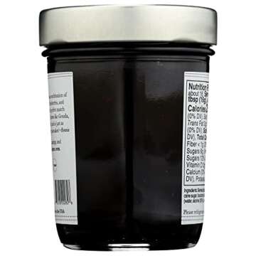 Bonnies Jams Bourbon Berry Jam, 9 OZ