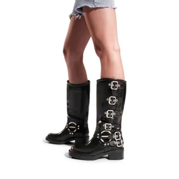 DREAM PAIRS Women's Knee High Riding Boots Fashion Comfort