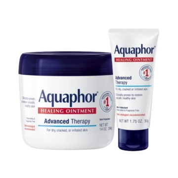 Aquaphor Healing Ointment Advanced Therapy Skin Protectant Skin Care Set, Body Moisturizer for Dry S...
