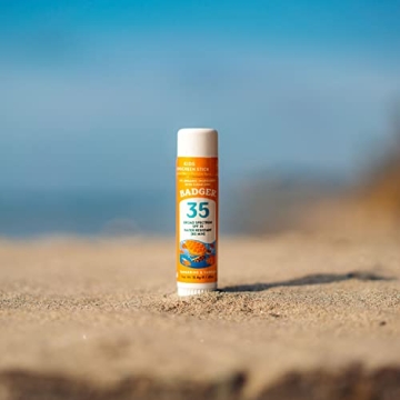 Badger Kids Sunscreen Stick SPF 35 - Eco-friendly & Safe