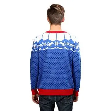 Fun Costumes ALF Ugly Christmas Sweater for Adults 80s Theme