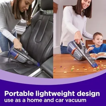 BLACK+DECKER dustbuster furbuster AdvancedClean+ Cordless Pet Handheld Vacuum, Home, Pet and Car Vacuum (HHVK515JP07)