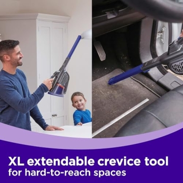 BLACK+DECKER dustbuster furbuster AdvancedClean+ Cordless Pet Handheld Vacuum, Home, Pet and Car Vacuum (HHVK515JP07)