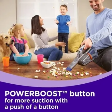 BLACK+DECKER dustbuster furbuster AdvancedClean+ Cordless Pet Handheld Vacuum, Home, Pet and Car Vacuum (HHVK515JP07)