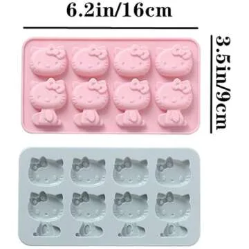 Hello Kitty Silicone Molds for Adorable Desserts