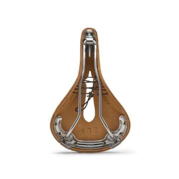Shop Brooks B17 Carved Leather Bike Saddle - Honey Finish