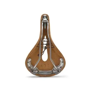 Shop Brooks B17 Carved Leather Bike Saddle - Honey Finish