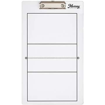 Murray Sporting Goods Dry Erase Coaches Clipboard for Volleyball