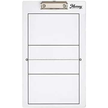 Murray Sporting Goods Dry Erase Coaches Clipboard for Volleyball