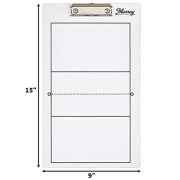 Murray Sporting Goods Dry Erase Coaches Clipboard for Volleyball