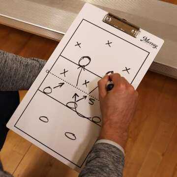 Murray Sporting Goods Dry Erase Coaches Clipboard for Volleyball