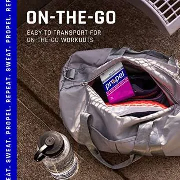 Propel Powder Packets, Kiwi Strawberry With Electrolytes, Vitamins and No Sugar, Pack of 12, 10 Packets each, Total 120 packets (Packaging May Vary)