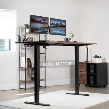 VIVO Electric Dual Motor Adjustable Desk Frame