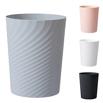 XAJH Trash Can, Plastic Small Trash Can, 1.8 Gallon Wastebasket Recycling Bin, Slim Profile Garbage ...