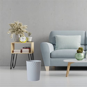 XAJH Plastic Small Trash Can for Compact Spaces