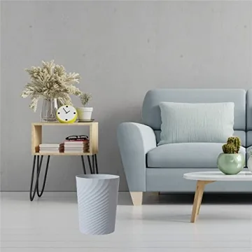 XAJH Plastic Small Trash Can for Compact Spaces