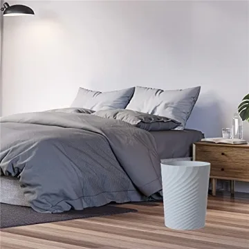 XAJH Plastic Small Trash Can for Compact Spaces