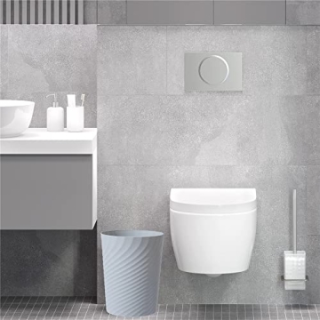 XAJH Plastic Small Trash Can for Compact Spaces