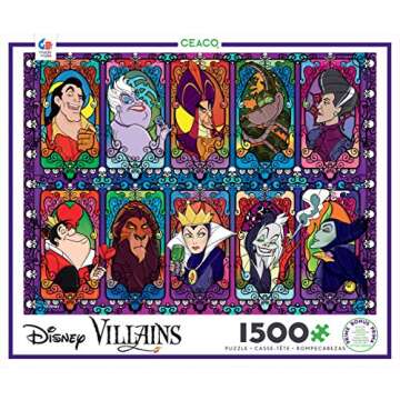 Ceaco - Disney - Villains 2 - 1500 Piece Jigsaw Puzzle