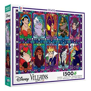 Ceaco - Disney - Villains 2 - 1500 Piece Jigsaw Puzzle