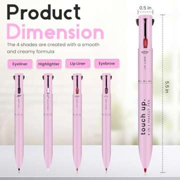 Katelia Beauty 4 in 1 Makeup Pen - Your Travel-Friendly Beauty Essential