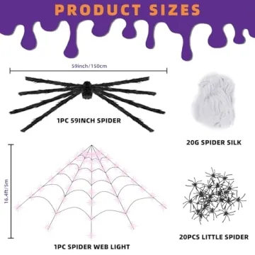 Kendane Halloween Decorations Outdoor & Indoor Bundle with LED Lights