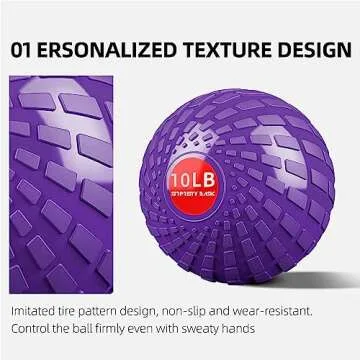 STRPRETTY BASIC 10 lbs Medicine Ball for Strength Training