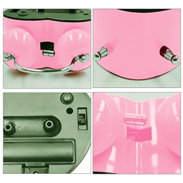 Cute Pink Twin Bell Alarm Clock for Heavy Sleepers